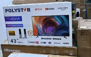 New Polystar 43" Uhd Smart Television