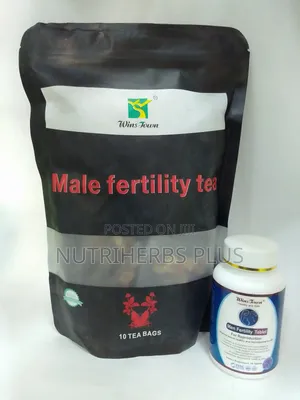 Male Fertility Tablets+ Tea : For Sperm Count, Motility Quality