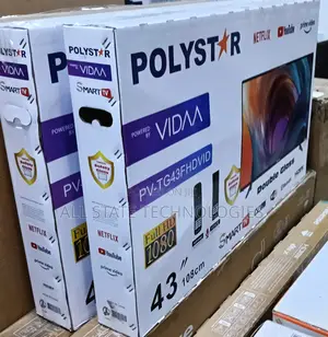 New Polystar 43 Inch Smart Tv Ultra Hd Display