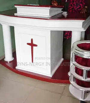 Executive Modern Church Pulpit and Offering Basket