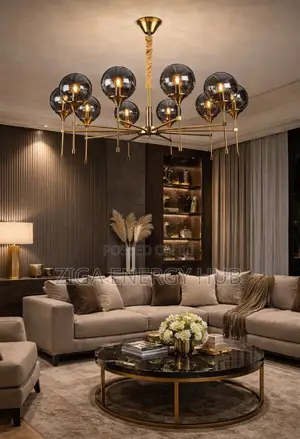 10 Glass Luxury Chandelier