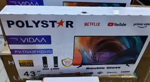 Brand New Polystar 43" Uhd Smart Display Tv