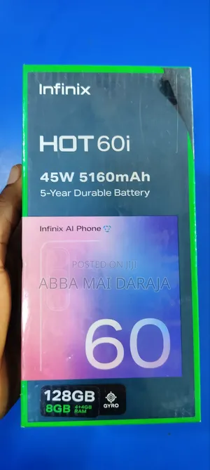 New Infinix Hot 60i 128 GB Black