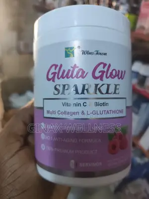 Gluta Glow Sparkle Powder for Anti-Aging and Dark Spots (300grams)