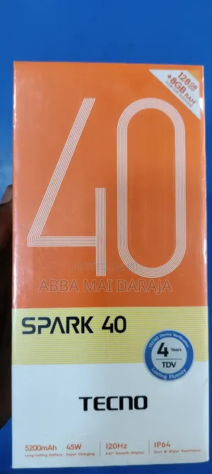 New Tecno Spark 40 128 GB Black