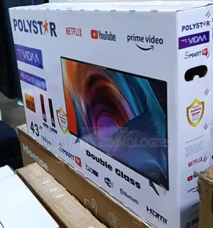 Polystar Uhd Smart Tv 43in – Brand New