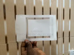 White Transparent Border Pouch