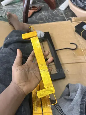 Gold Hangers With Clips