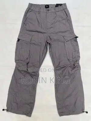 Canda Gray Cargo Combat Trousers Wide Fit W28/30 L42