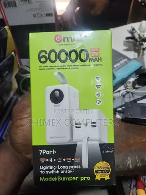 Omni Bumper Pro 60,000mah Power Bank – 7-Port Fast Charging