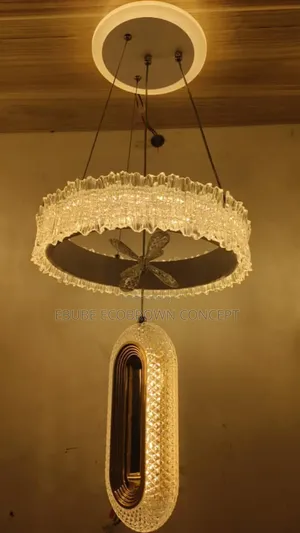 Crystal Design Modern Chandelier Pendant Lamp Light Interior Lighting