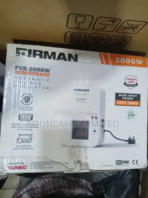 Firman 2000w Wall Mount Voltage Stabilizer FVR-2000