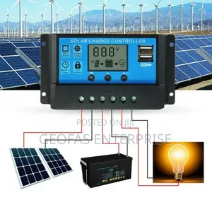 30a12v/24v PWM Dual Usb Battery Solar Panel Controller Chargeregulator