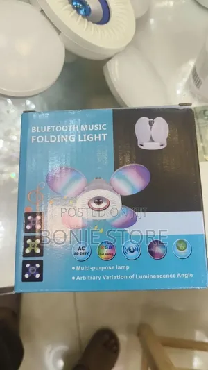 Wireless Speaker Light Bulb With Remote, 48w E26 Led Ceiling Rgb Light