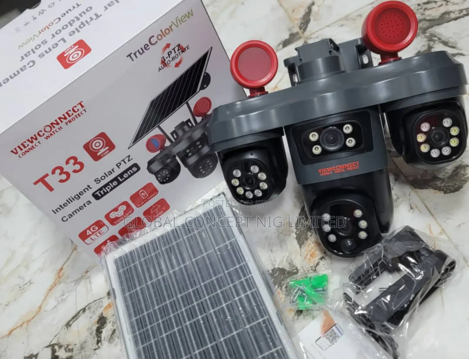 Automatic Triple Lens Solar Camera