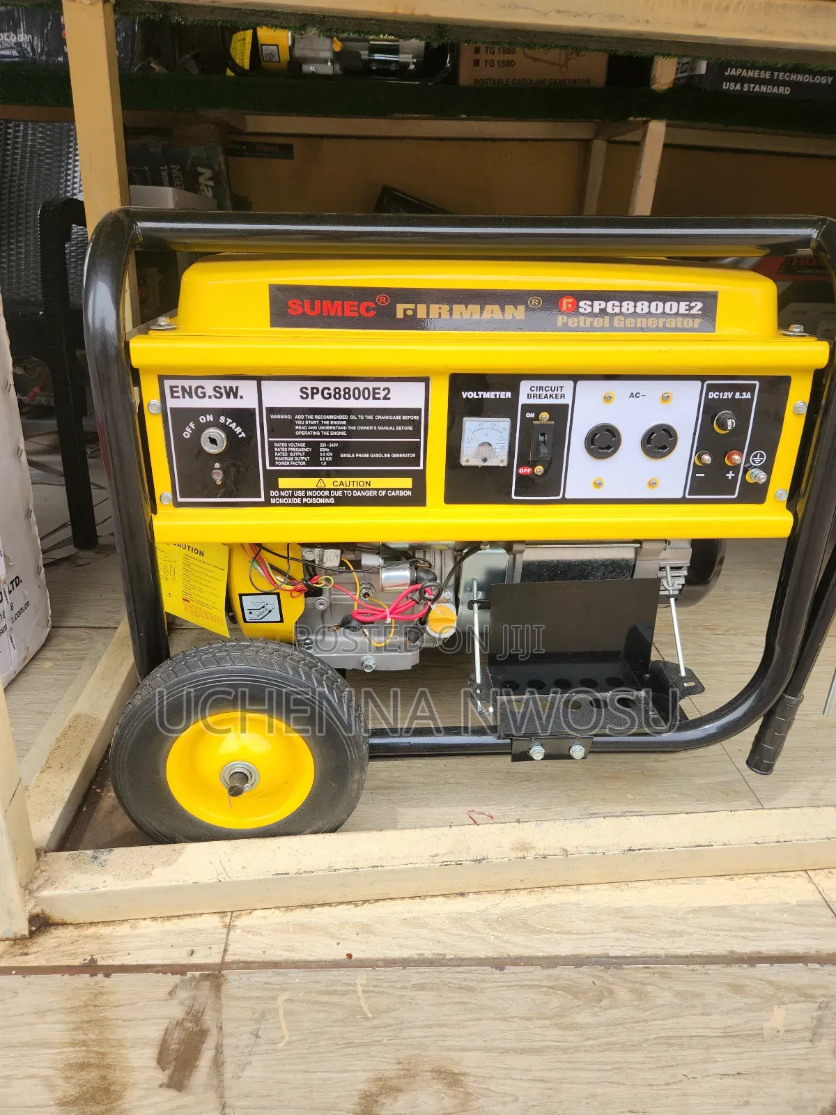 Firman 6.6 Kva Generator Model 8800