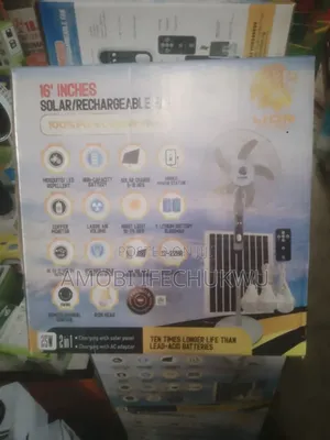 16"Inches Solar Fan