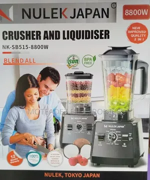 Nulek Japan 2in1 3l (8800w) Copper Coil Commercial Blender/Grinder