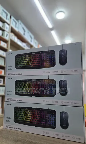Rgb Gaming Keyboard + Mouse Combo