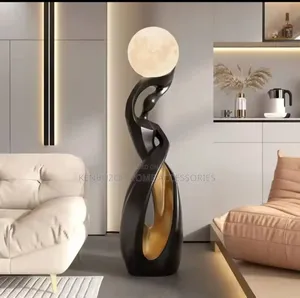 Black Vintage Luxury Design Floor Lamp