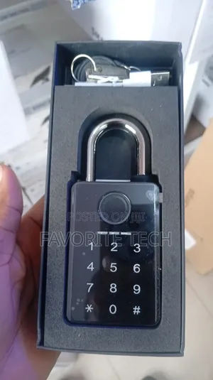Smart Fingerprint Password Padlock Card App Key Access