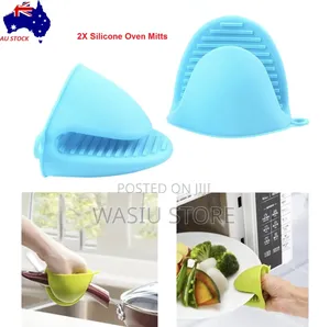 Silicone Oven Mitts Pot Holder Finger Protector Heat Resistance
