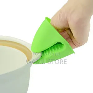 Silicone Oven Mitts Pot Holder Finger Protector Heat Resistance