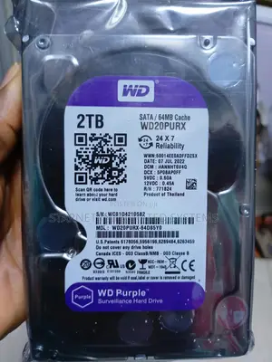 Western Digital Wd Purple 2tb Internal 3.5 Inches Hard Drive