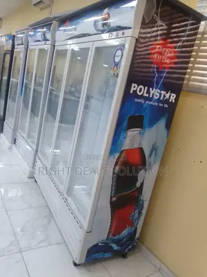 Polystar Triple Door Showcase Refrigerator – 3-glass Display Chiller