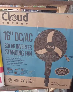 Cloud Energy Solar Inverter Standing Fan. 3yrs Waranty