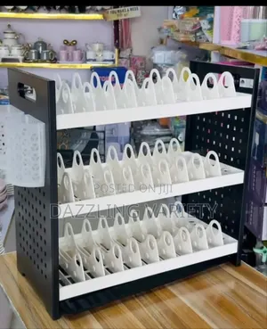 Qasa New Anti-Rust 3 Tier Plastic Dish Drainer Plate Rack