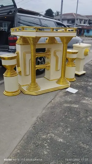 Premium Wooden Church Pulpit