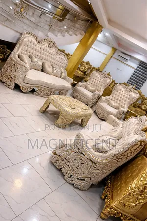 Premium Palace Royal Sofa Set (Ultra Luxury Gold Finish Design Set