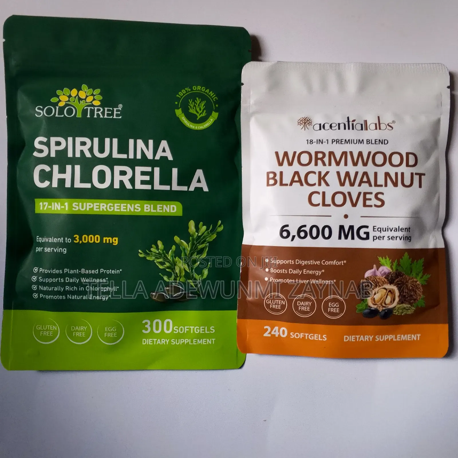 Spirulina Chlorella Softgel