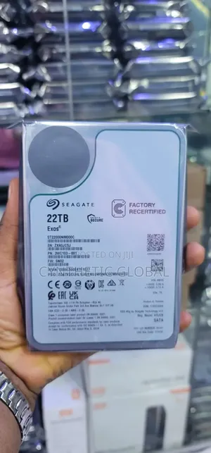 Seagate Exos 22tb Factory Recertified Sata Hard Drive