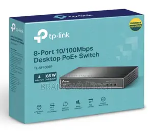 Tp-Link Tl-Sf1008p | 8-Port 10/100mbps Desktop Switch With 4-Port Poe+