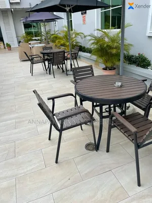 Restaurant Iron Chair and Table