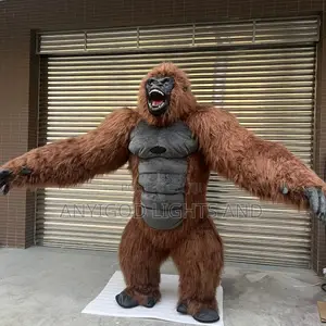 Brown Gorilla Inflatable Mascot Costume For Your Events And Shows