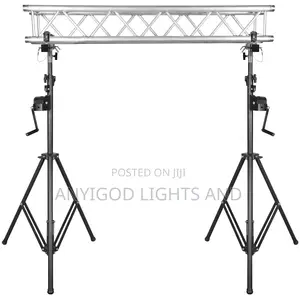 Two Crank Up Stage Stands, for Lifting Truss, Stage Lights Etc.