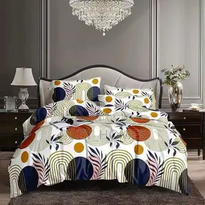 Luxury Bedding Set: Bedsheet, Duvet Pillowcases (6x6)