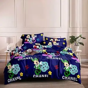 Children Cartoon Bedsheet Set With Pillowcases Duvet (4x6)