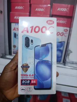 New Itel A100C 64 GB Blue