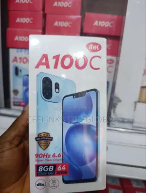 New Itel A100C 64 GB White