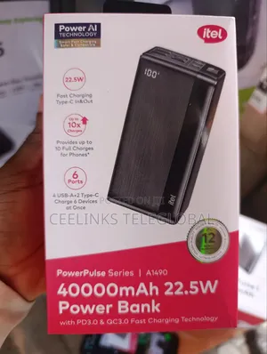New 40,000mah Original Itel Power Bank(A1490)