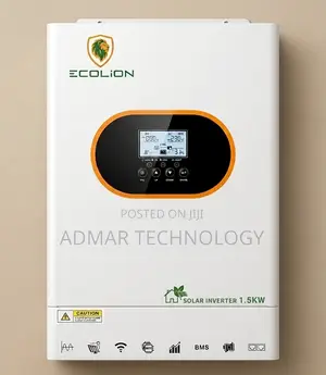 Ecolion 1.5kw/12v Hybrid Inverter -100a Inbuilt MPPT Charge Controller