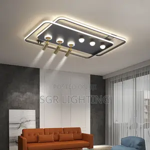 Modern Bedroom Decor Gray Led Ceiling Light