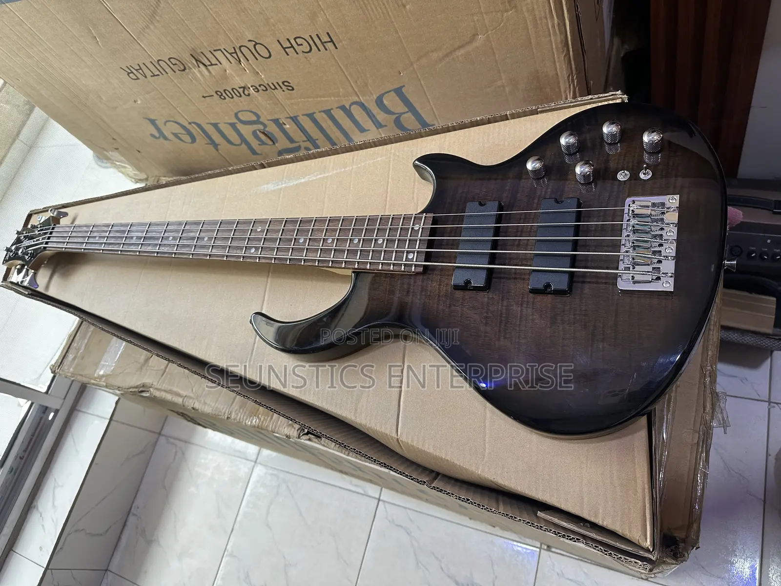 Quality Stringberg Five String Active Bass Guitar (Horizon Series)