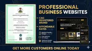 Need a Website for Your Business? I’M a Cac-Registered Web Developer