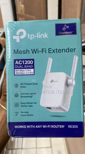 Tp-Link Mesh Wi-Fi Extender Ac1200 Dual Band