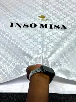 100% Cotton Swiss Inso Misa Guinea Brocade